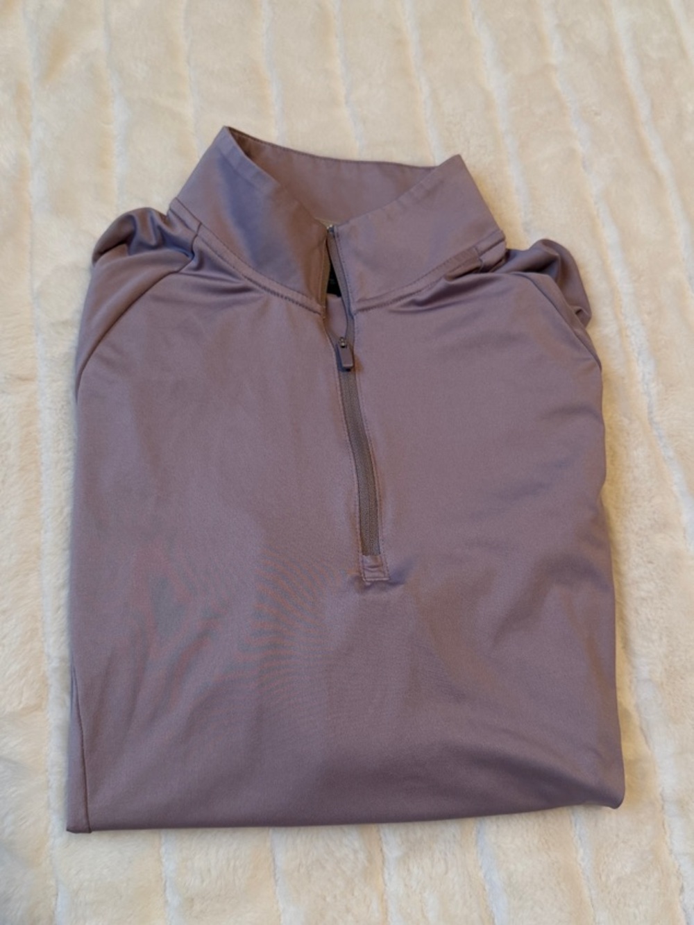 Adidas Quarter-Zip Pullover in Dusty Lavender